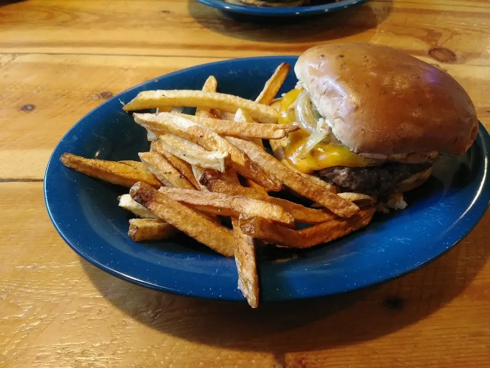 Lonesome Man Burger with Fries