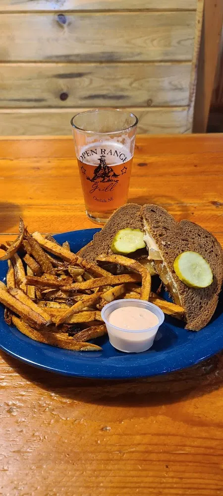 Patty Melt with House Made French Fries